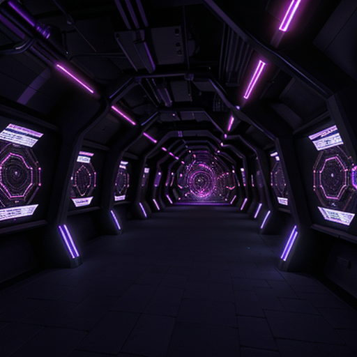 A vast, subterranean chamber filled with glowing, interconnected nodes pulsing with vibrant, algorithmic energy.
